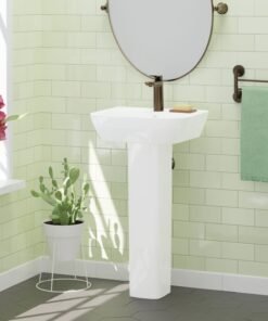 Contemporary Pedestal Bathroom Sink
