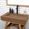 Square Concrete Vessel Sink