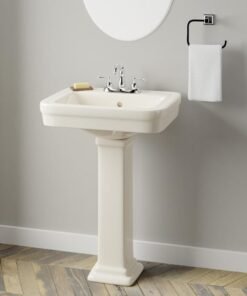 Rectangular Pedestal Bathroom Sink