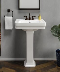 Classic Bathroom Pedestal Sink