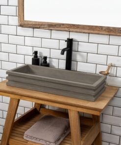 Minimal Concrete Bathroom Sink
